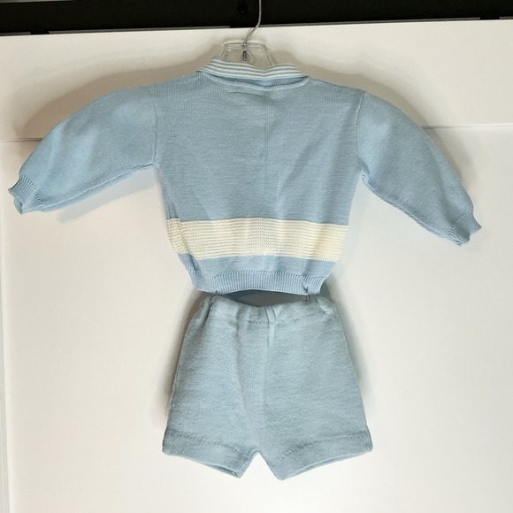VINTAGE NOVELTY KNIT ACRYLIC 2 PC OUTFIT BABY 18 Months‎ Japan Photo Outfit - Picture 2 of 4